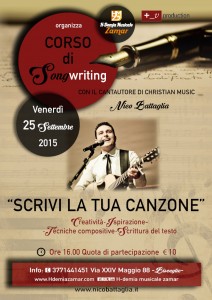 Locandina Songwriting web